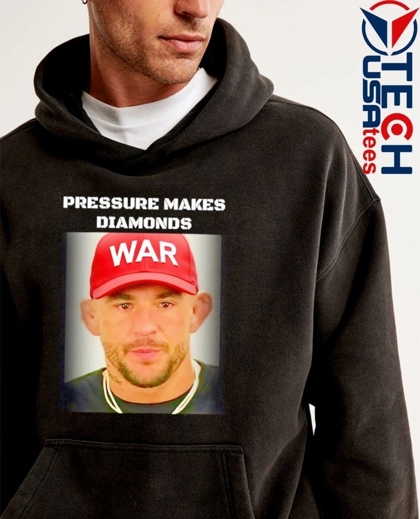 Pressure Makes Diamonds Dustin Poirier mugshot shirt