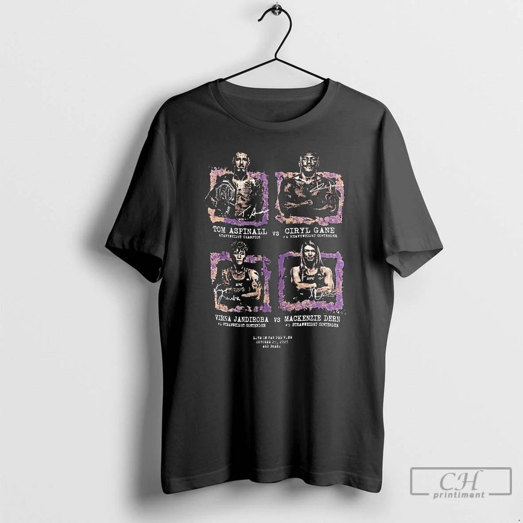 Classic Ufc 321 Matchup October 25 2025 Long Sleve T Shirts