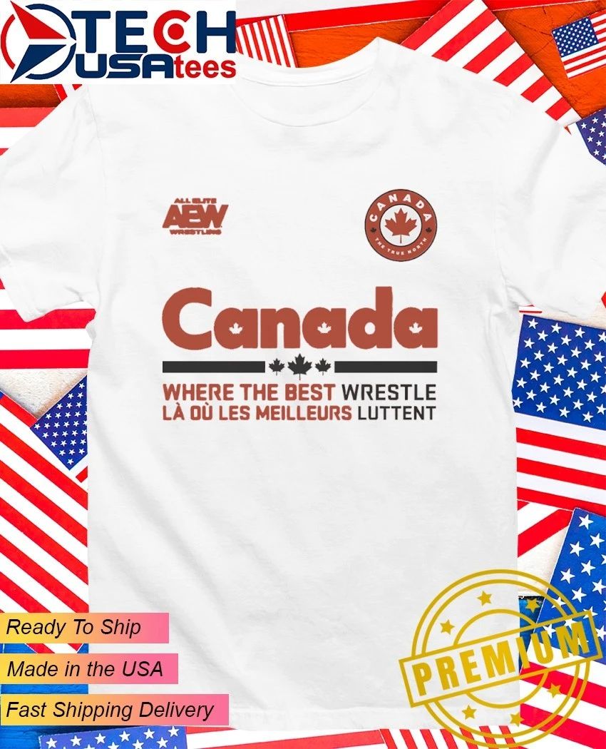 AEW Tournament Soccer Canada where the best wrestle shirt
