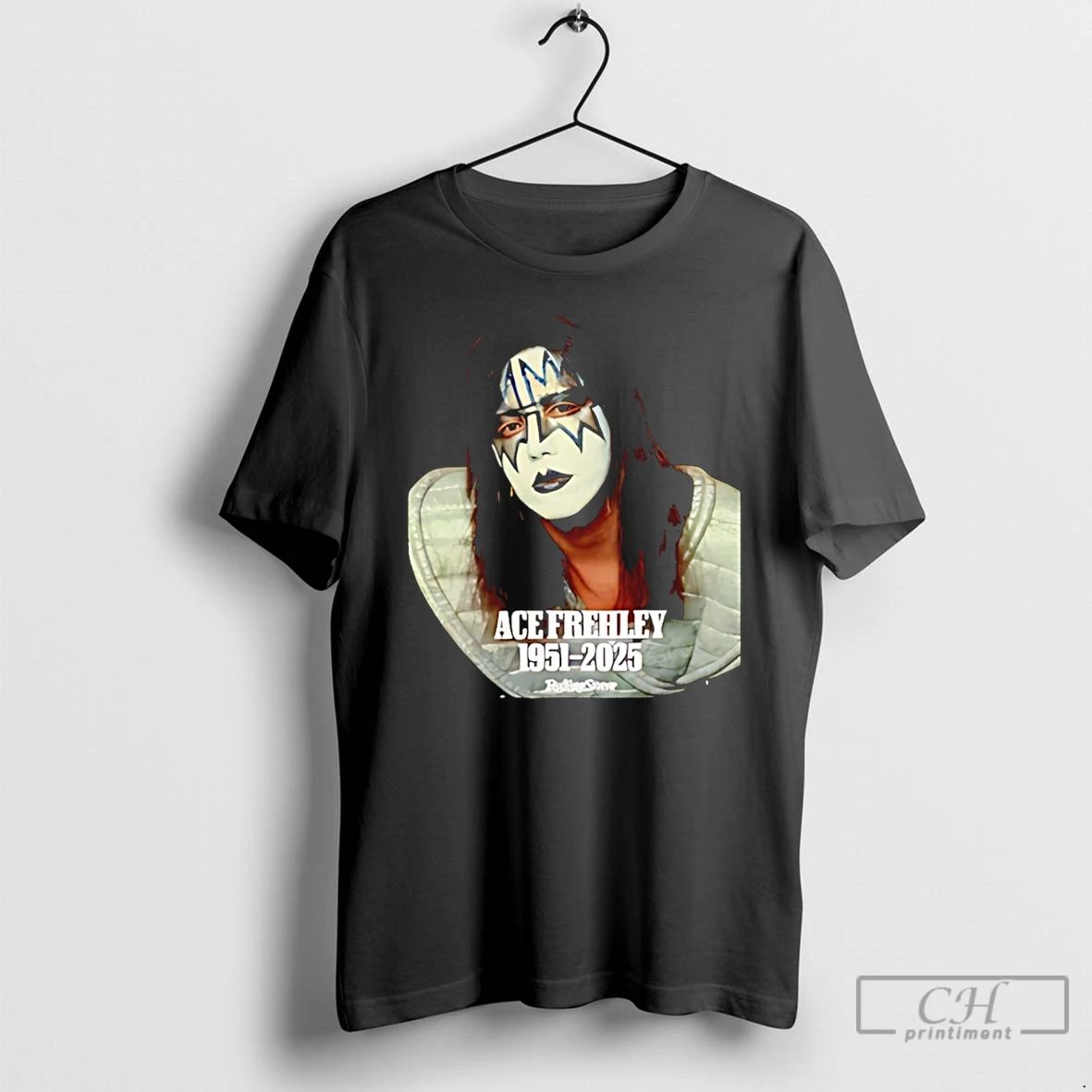 Classic Ace Frehley Rip 1951 2025 T Shirts
