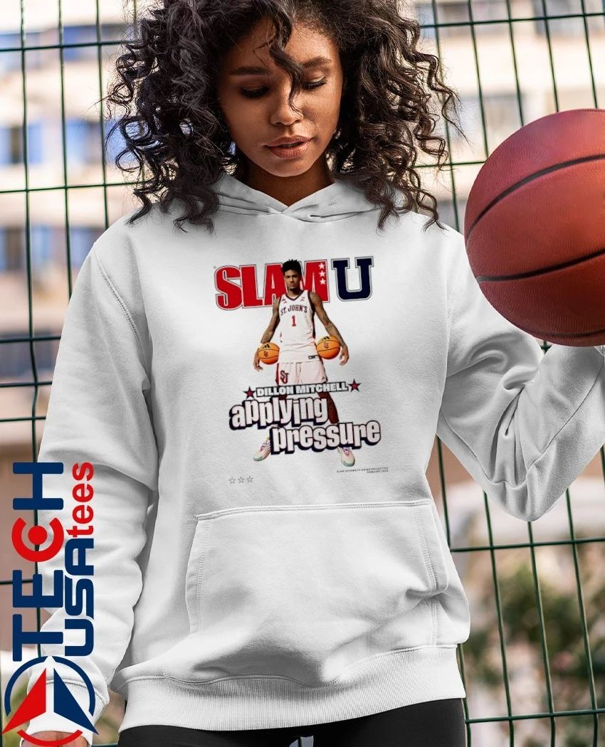 SLAM St. John’s Red Storm Dillon Mitchell Applying Pressure shirt