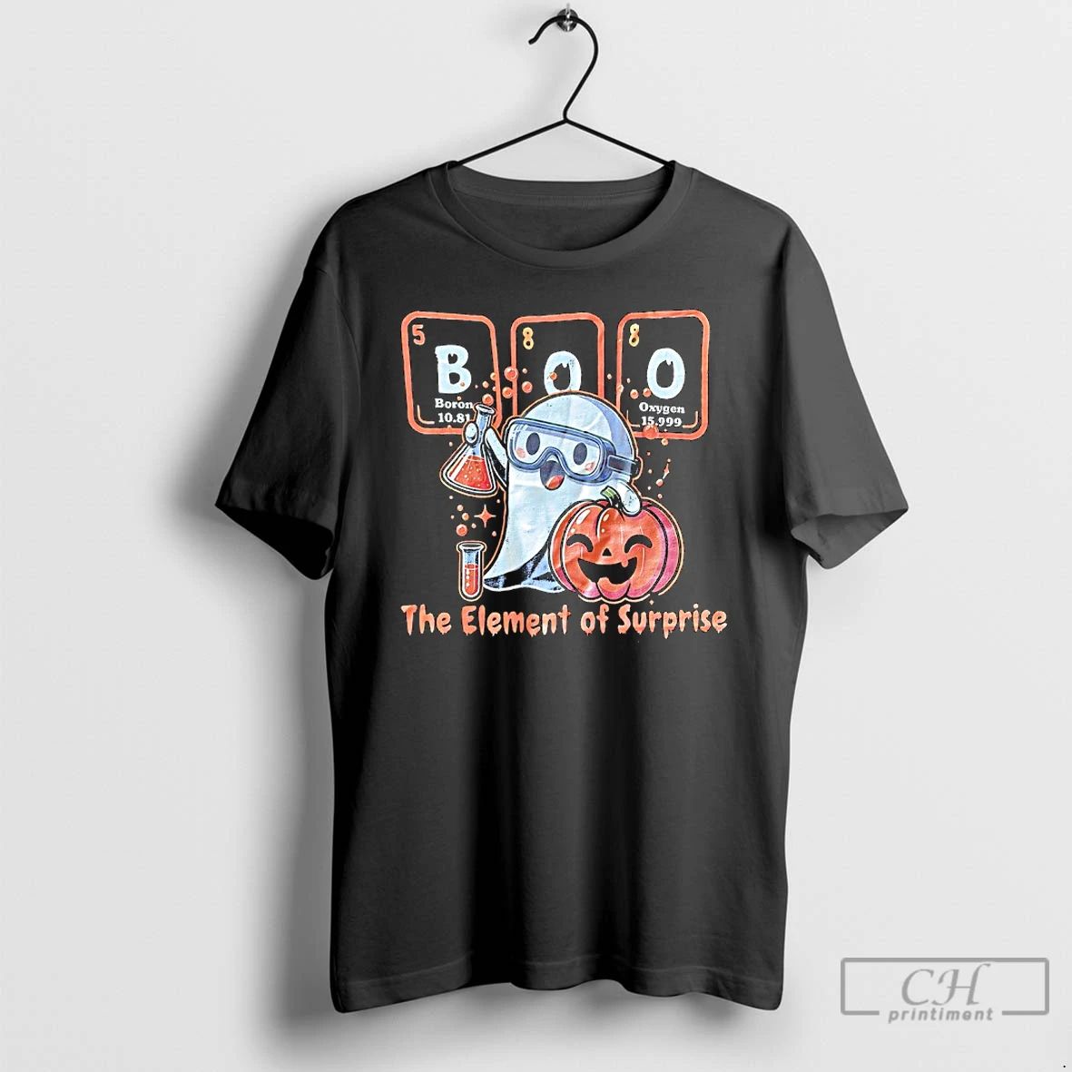 Classic Boo The Element Of Surprise Halloween T Shirts