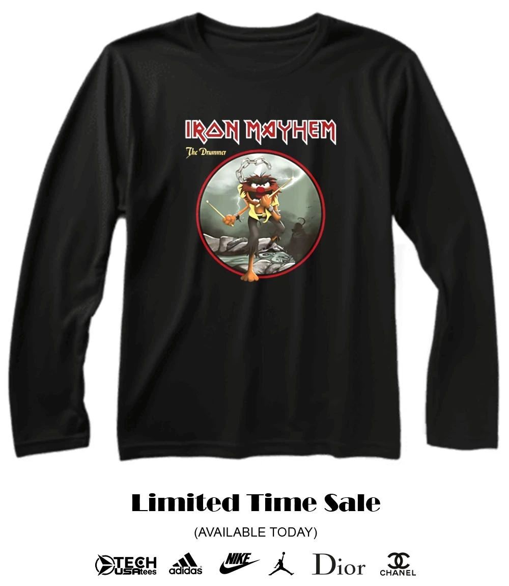 Iron Mayhem Drummer Muppets T-shirt