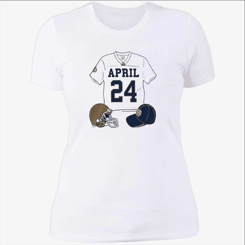 The Shirt 2026 unveiled on Notre Dame’s campus Helmet Shirt