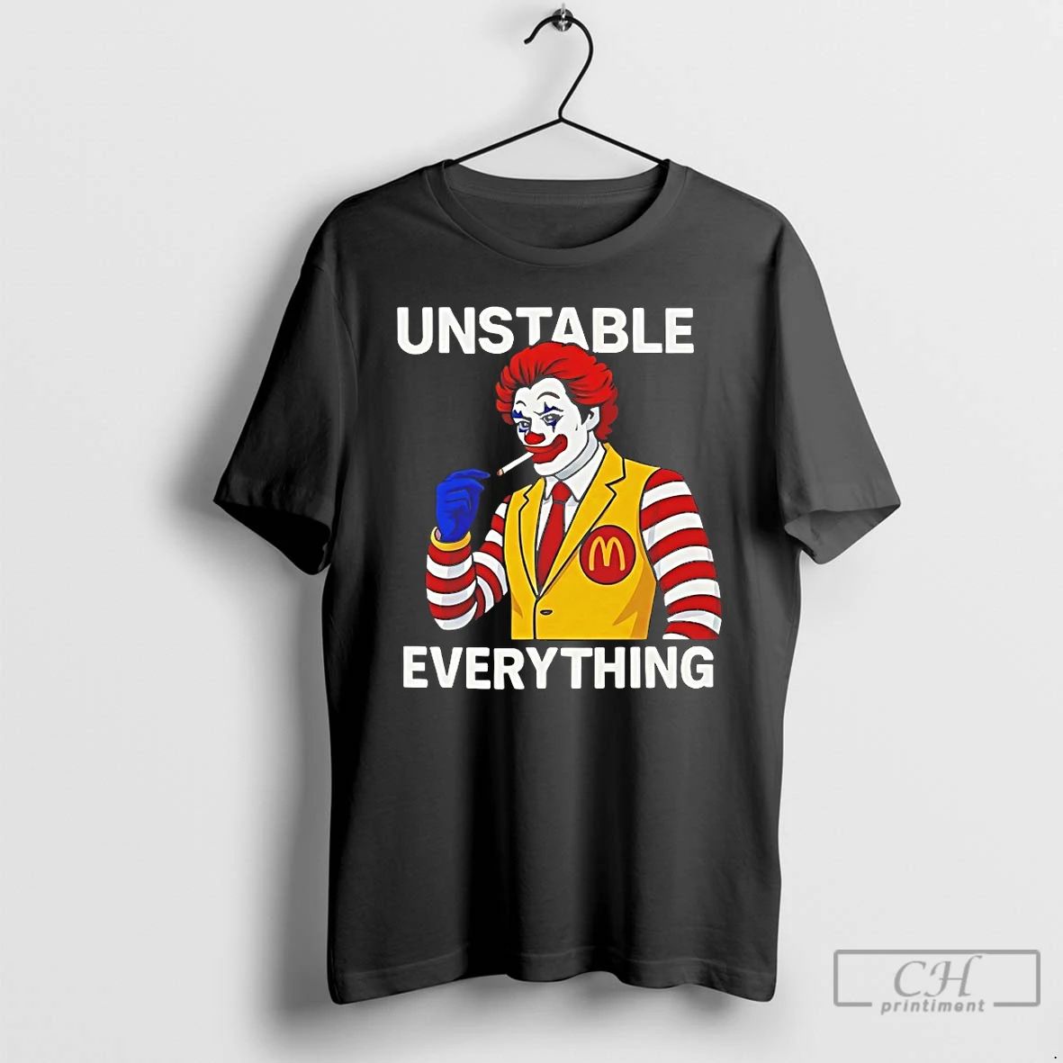 Classic Ronald Mcdonald Mcdonalds Unstable Everything T Shirts