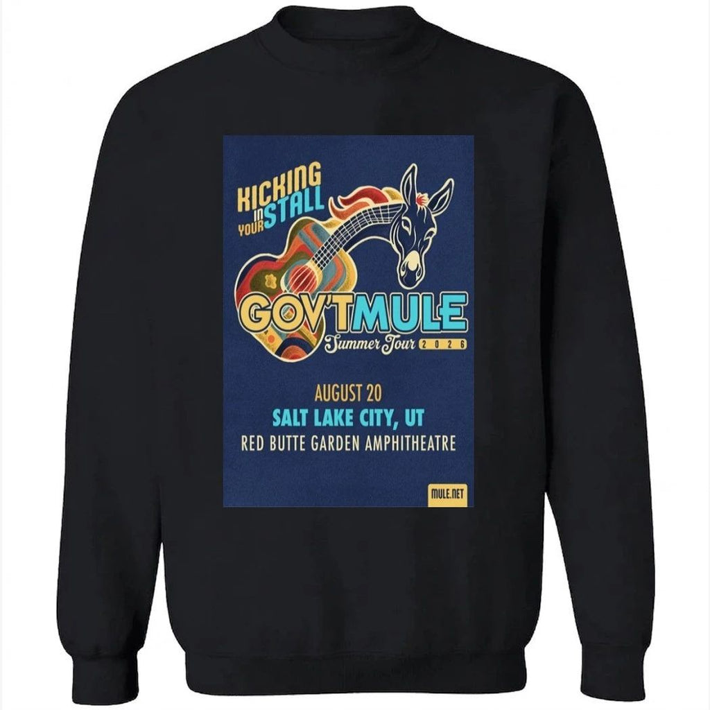 Gov’t Mule Aug 20 2026 Red Butte Garden Salt Lake City Utah Tour Poster Shirt