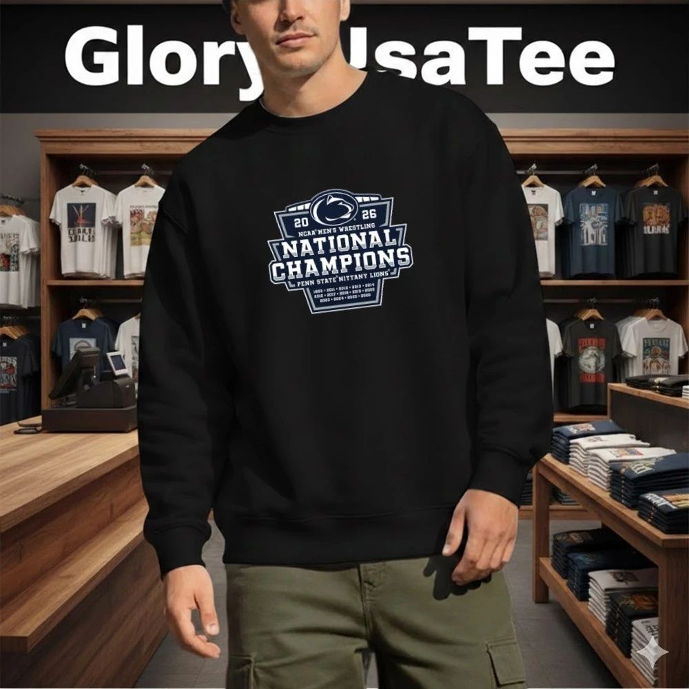 Penn State 2026 NCAA Wrestling National Champs T-Shirt