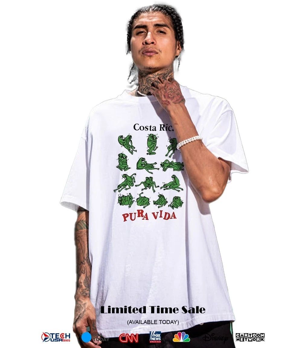 Costa Rica Pura Vida Frog shirt