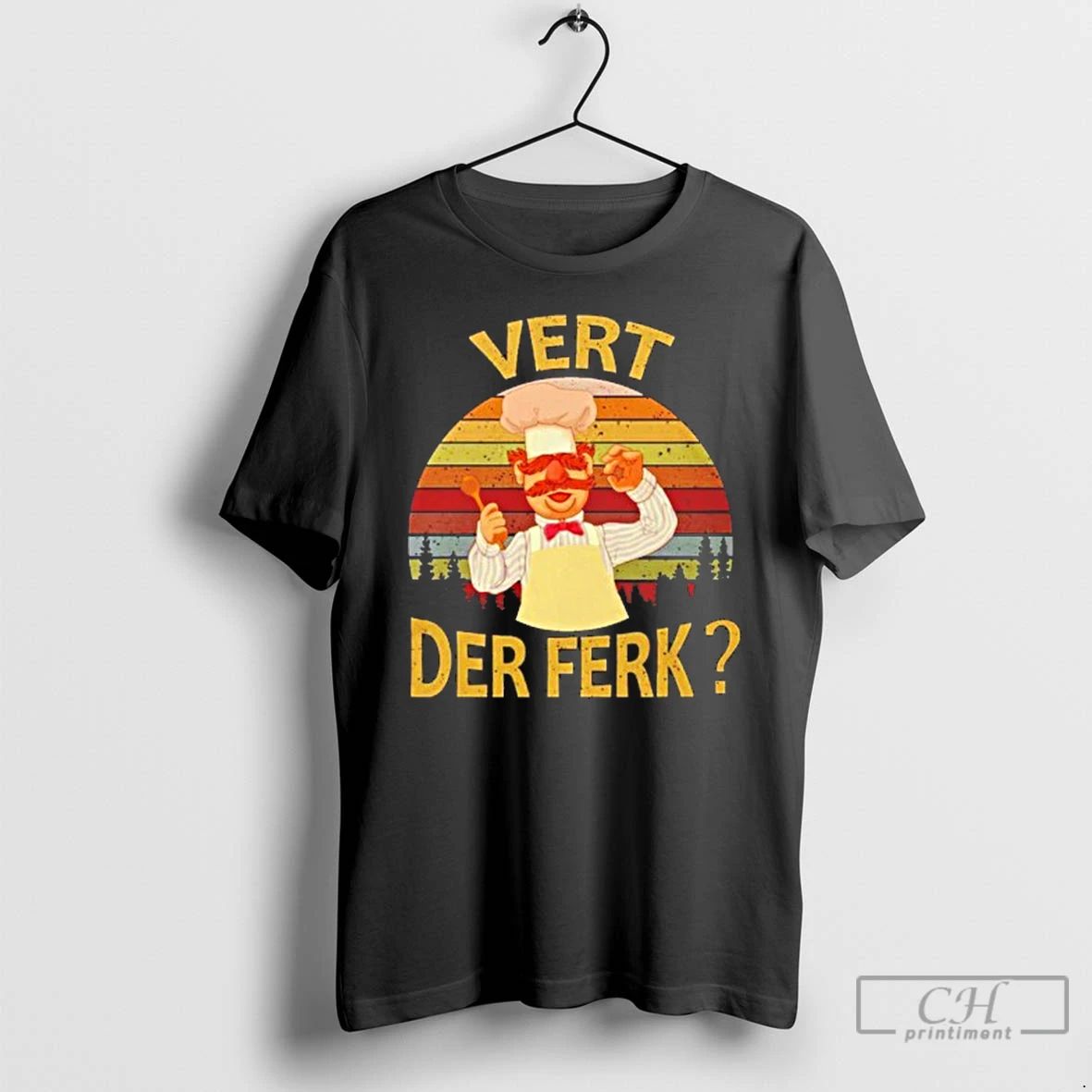 Classic Vert Der Ferk Fun Chef Vintage T Shirts