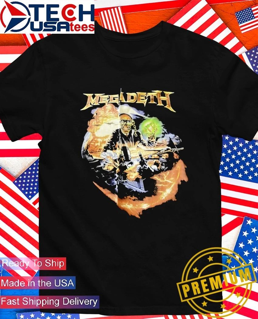 Megadeth Metal skull graphic shirt