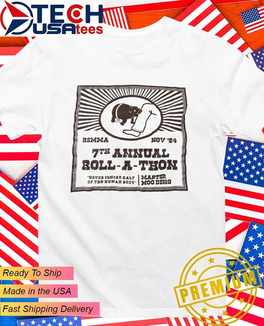 RSMMA 7th Annual Roll-A-Thon Moo Deng shirt