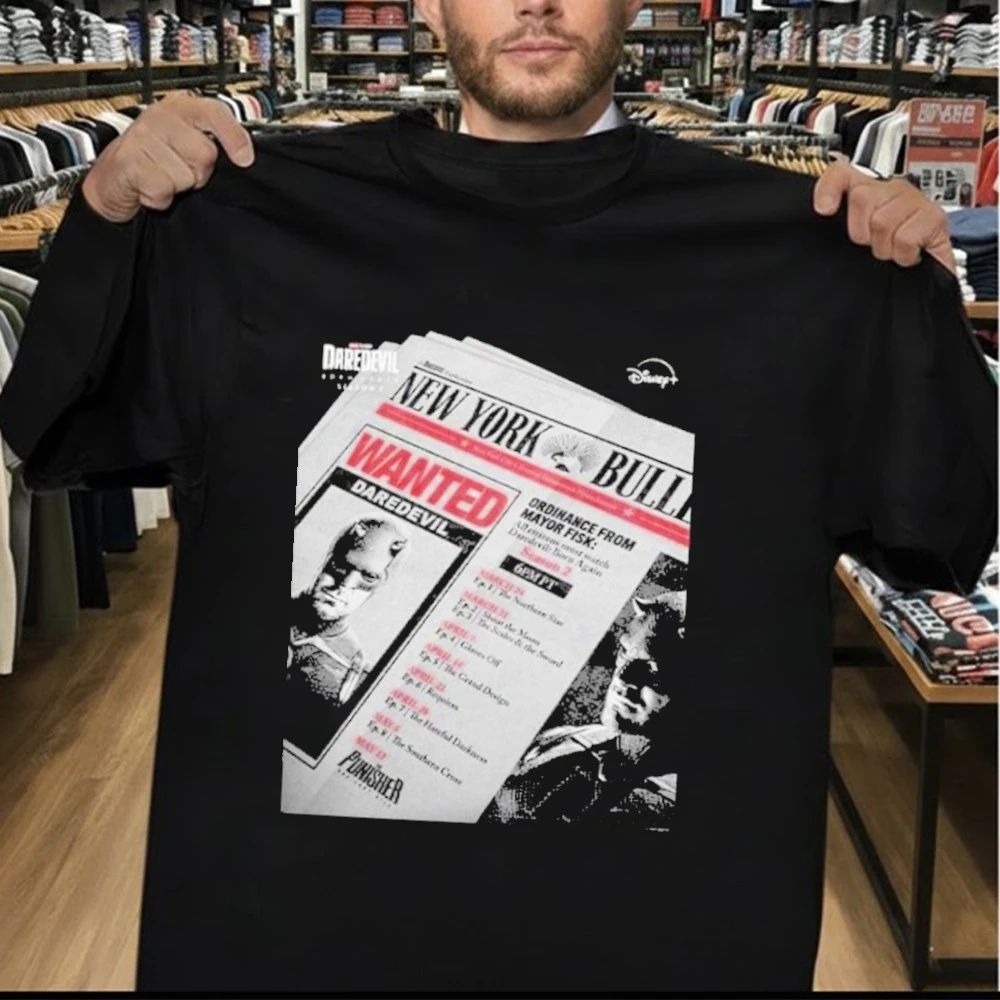 Daredevil Born Again Season 2 Release Schedule And Episode Titles 2026 Shirt