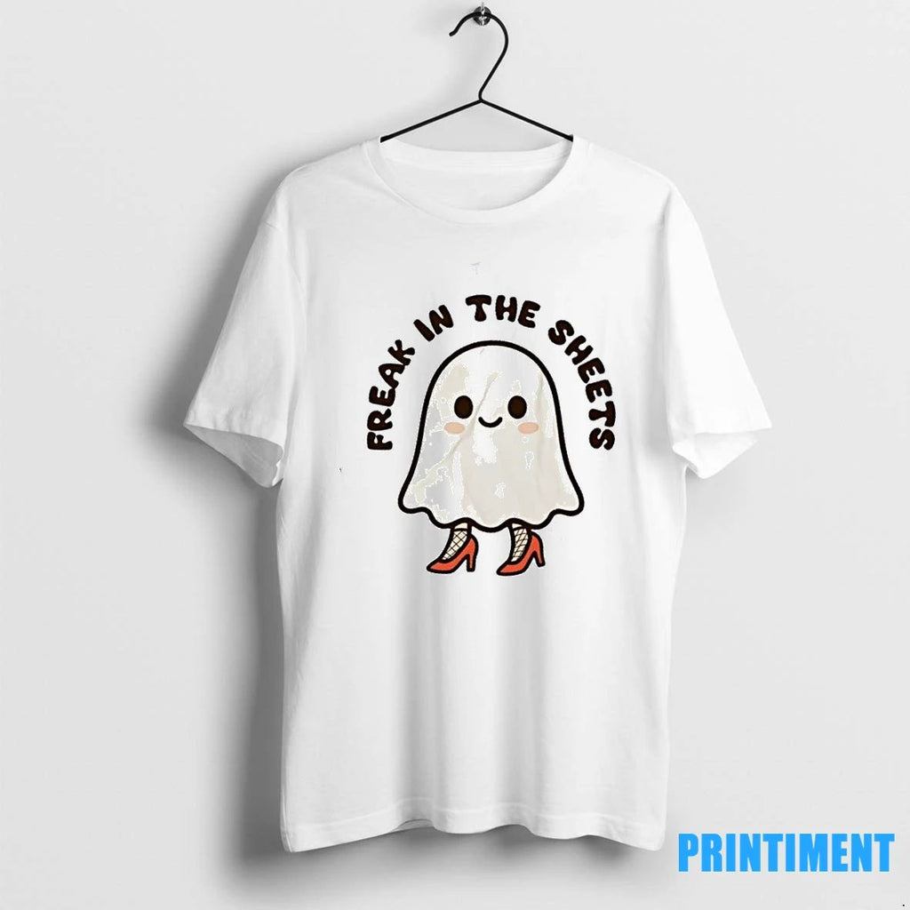 Freak In The Sheets Boo Ghost Halloween Tshirts Sweater