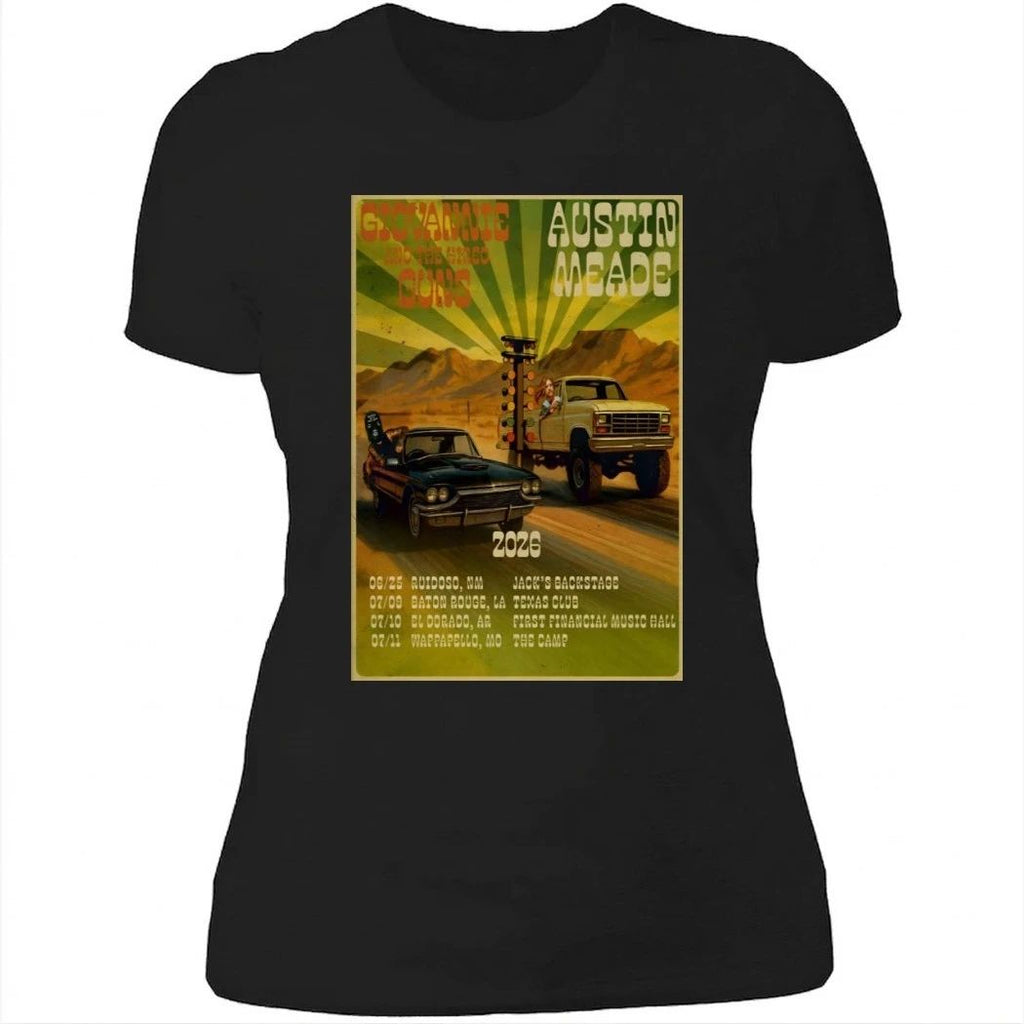 Giovannie And The Hired Guns 2026 Summer Tour Poster Shirt