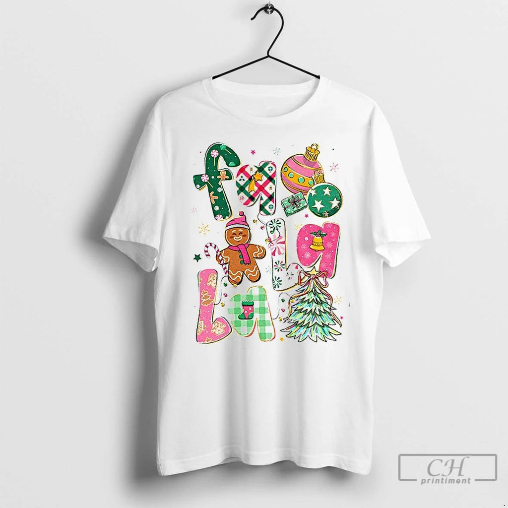 Classic Gingerbread Falala Christmas Tree Coquette Merry Christmas