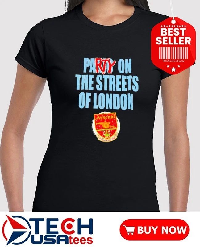 Party on the Streets of London Arsenal Football Club shirt
