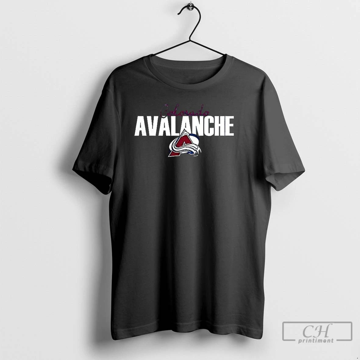 Classic Colorado Avalanche Ice Hockey 1500th Anniversary Logo T Shirts