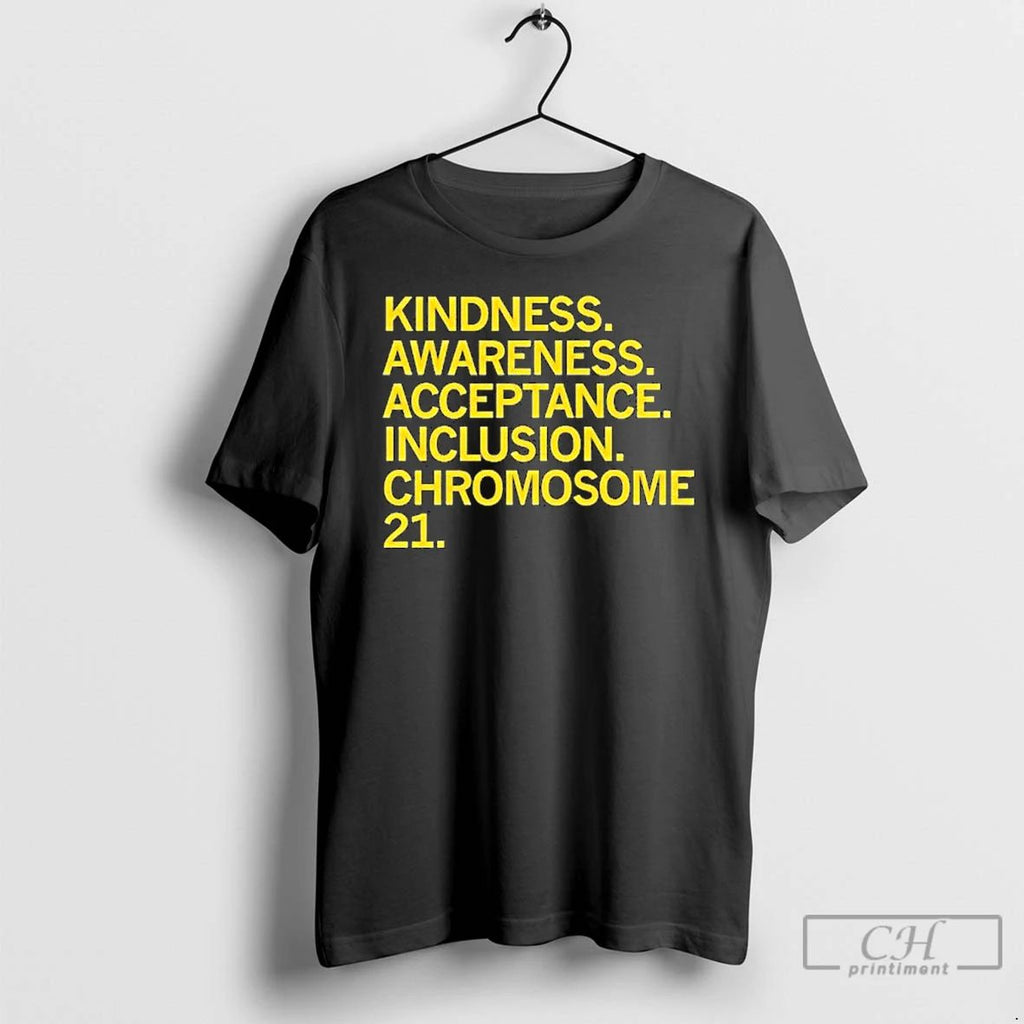 Classic Gigis Playhouse Kindness Awareness Acceptance Inclusion Chromosome 21 Long Sleve T Shirts