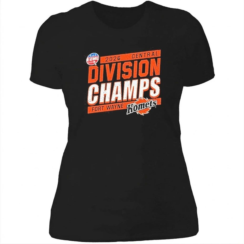 Fort Wayne Komets 2026 Echl Central Division Champions Shirt