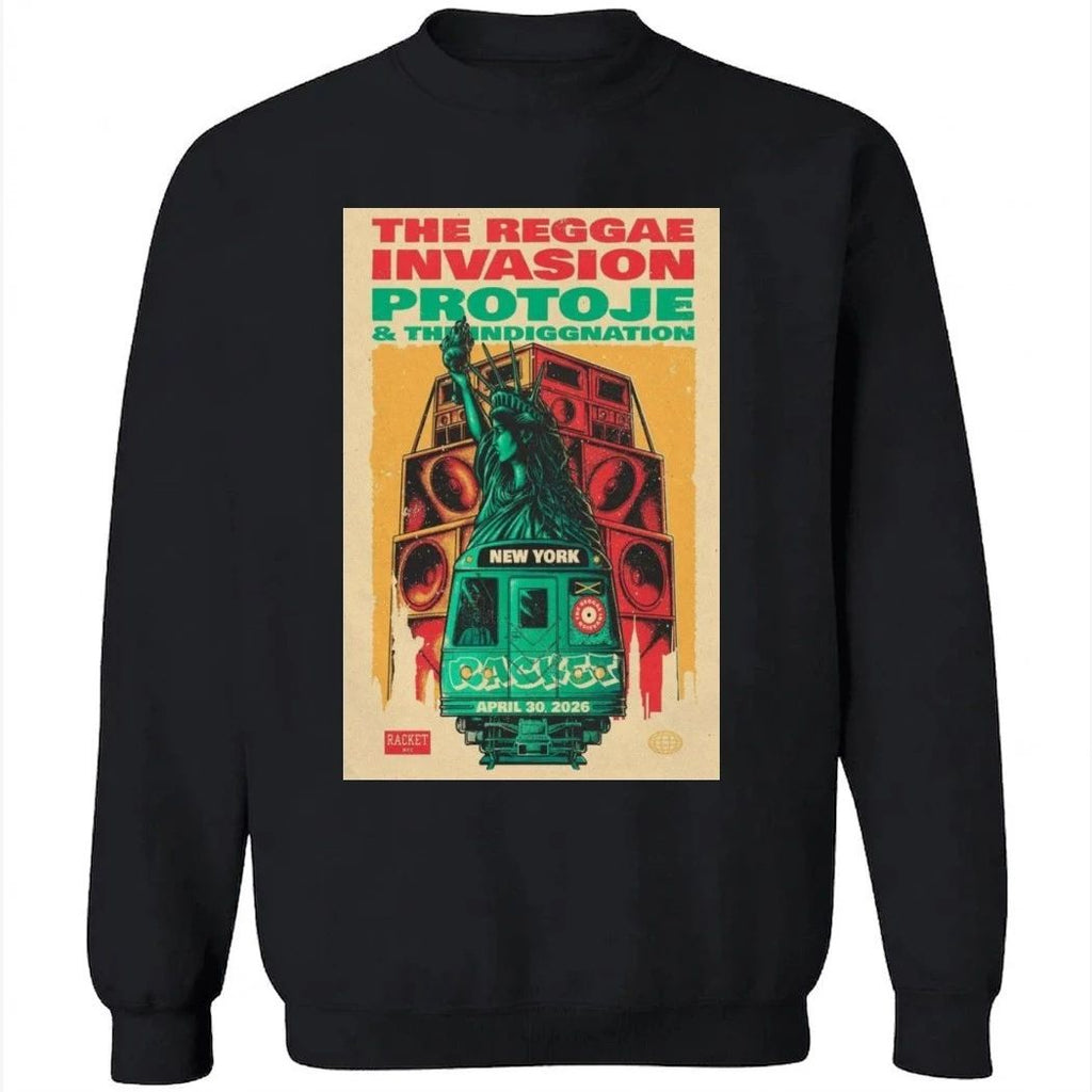 Protoje April 30 2026 The Reggae Invasion Tour Shirt