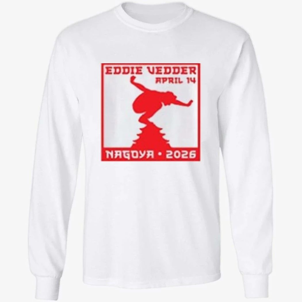 Eddie Vedder 14 2026 Show Merch Nagoya Japan Concert Shirt