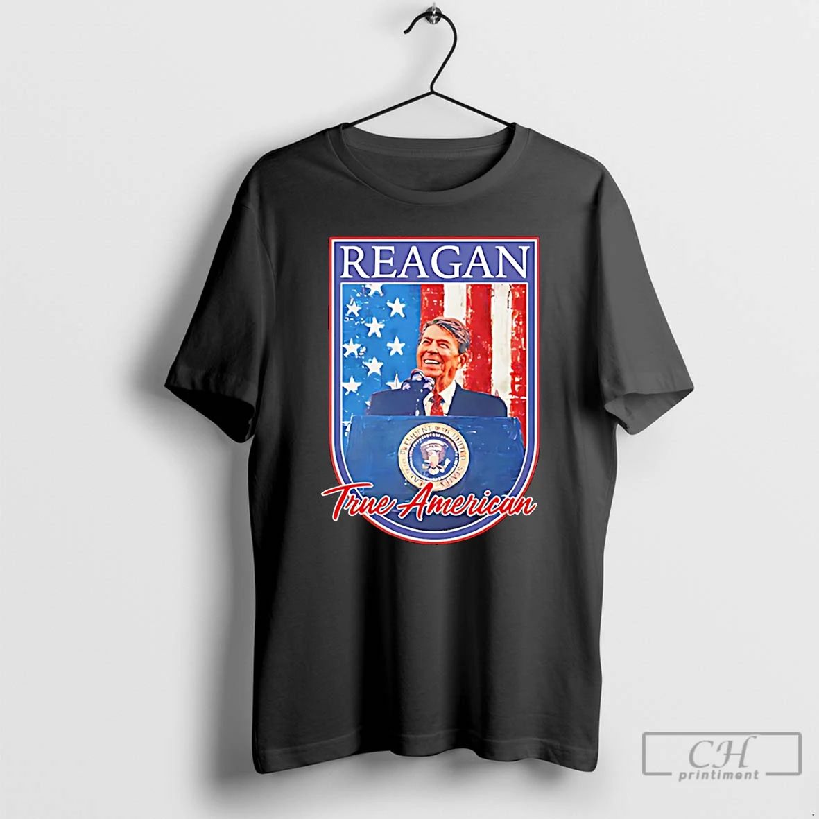 Classic Ronald Reagan True American T Shirts