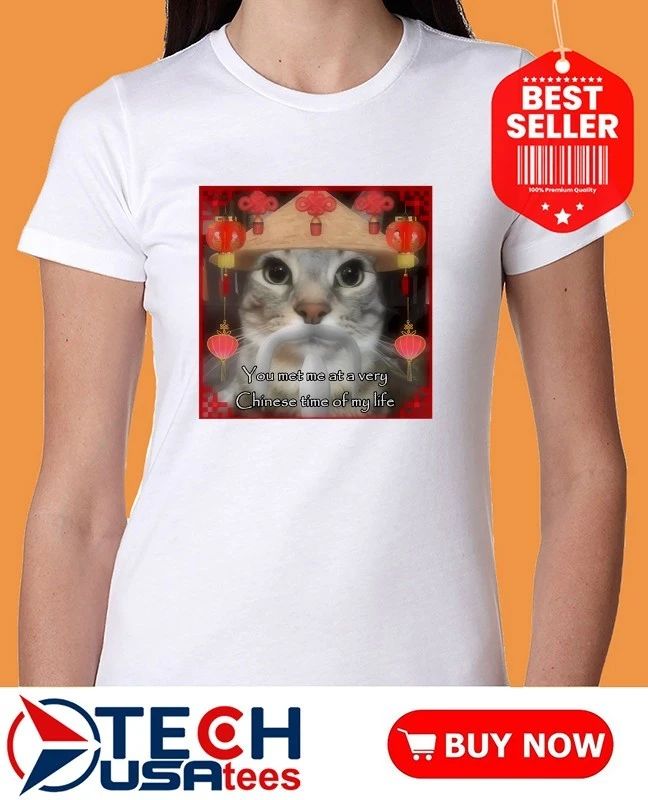 You met me at a very Chinese time of my life shirt