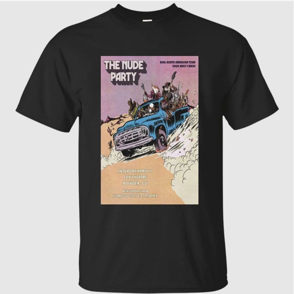 The Nude Party Poster The Fox Theatre April 11 2026 Shirt