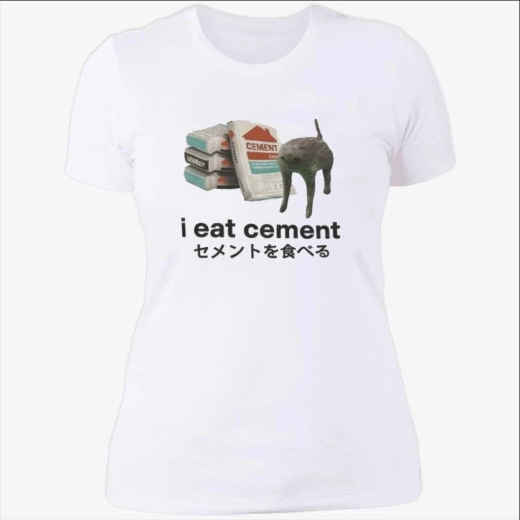 I Eat Cement Cat Shirt