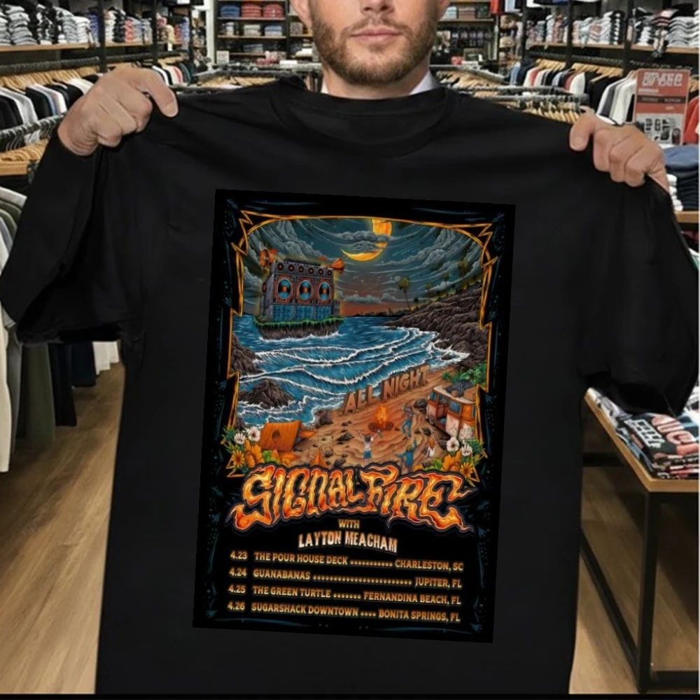 Signal Fire South America Spring 2026 Tour Poster Shirt