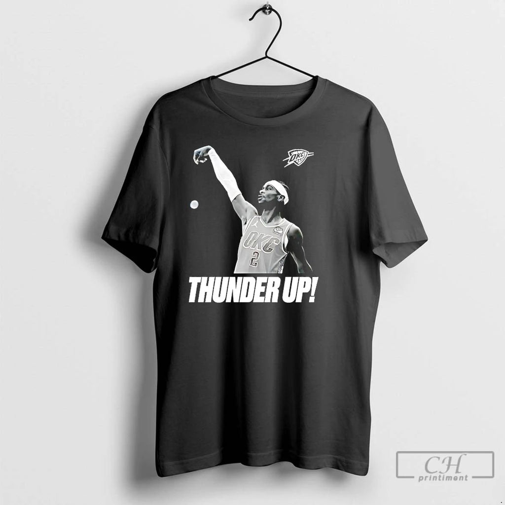 Classic Shai Gilgeous Alexander Oklahoma City Thunder Up T Shirts
