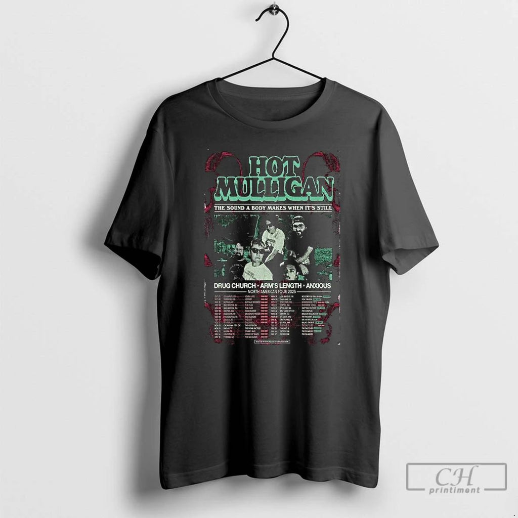 Classic Hot Mulligan North America Tour 2025 Concert Long Sleve T Shirts