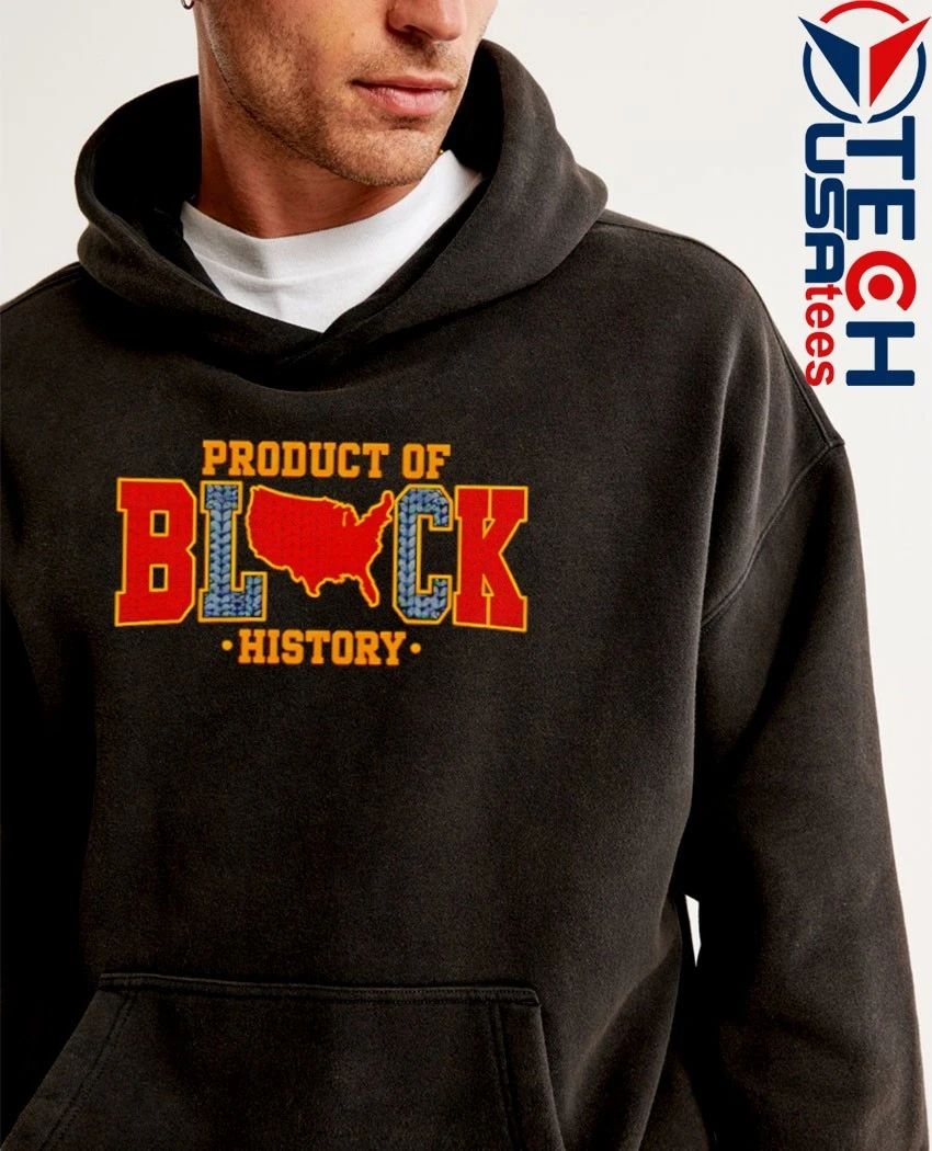 Product of Black History USA map shirt