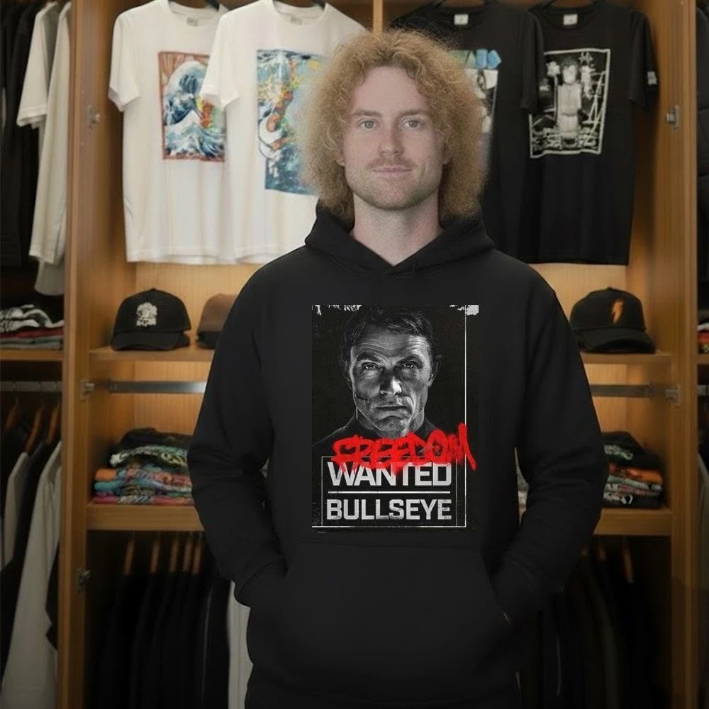 Wilson Bethel As Benjamin Poindexter AKA Bullseye WANTED Poster For Daredevil Born Again Season 2 Shirt