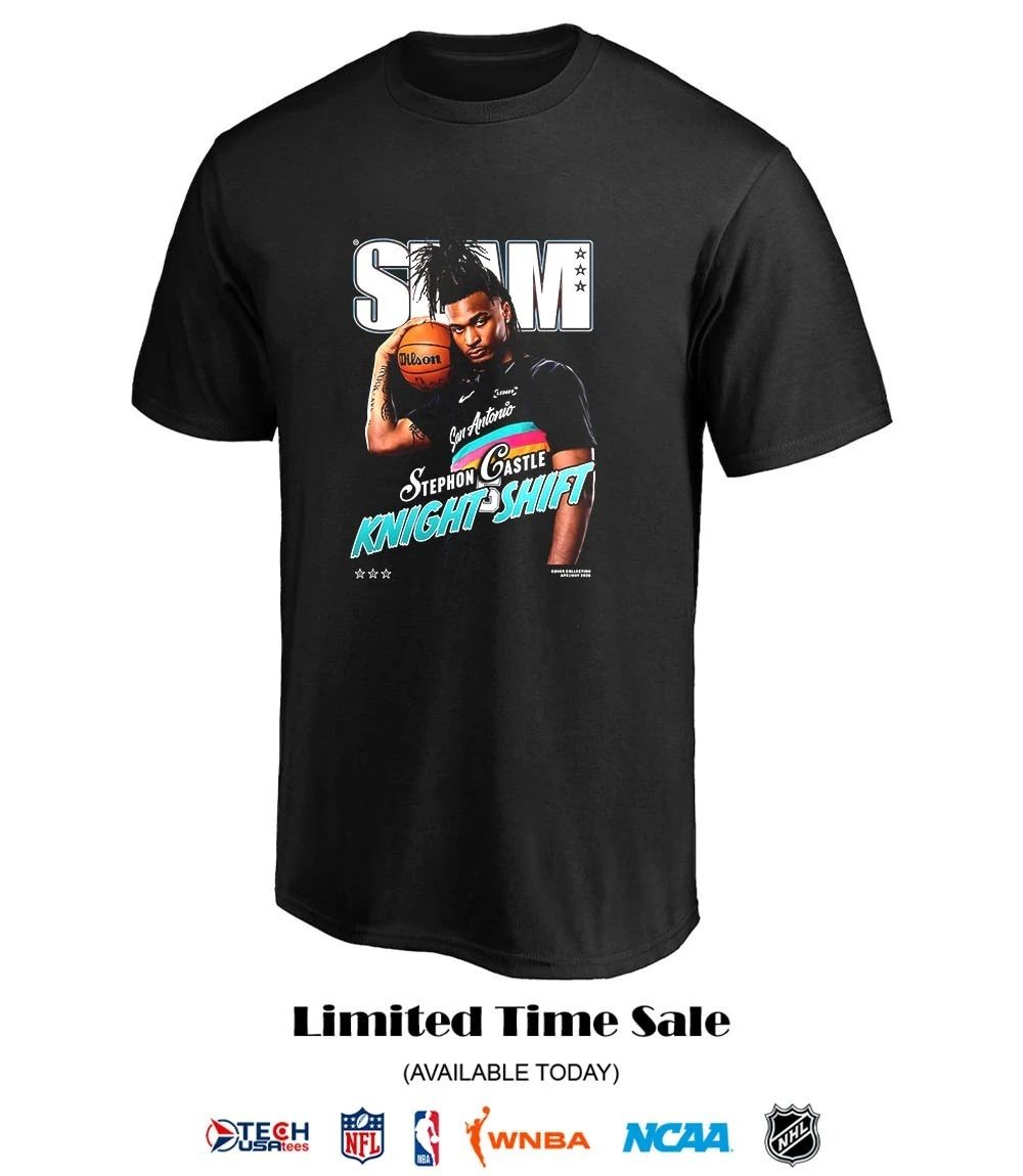 SLAM San Antonio Spurs Stephon Castle Knight Shift shirt by slamgoods