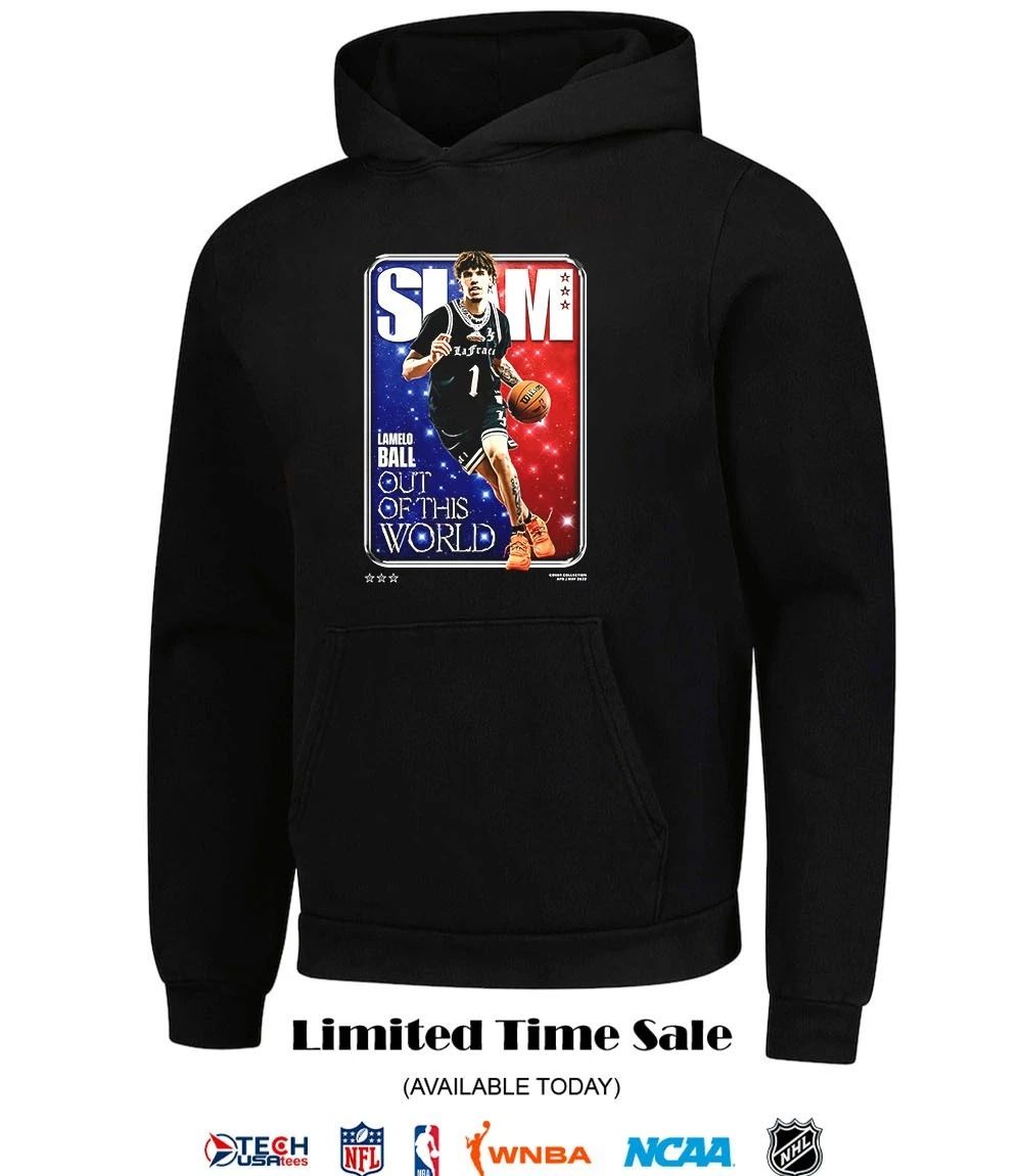 SLAM LaMelo Ball out of this World shirt by slamgoods