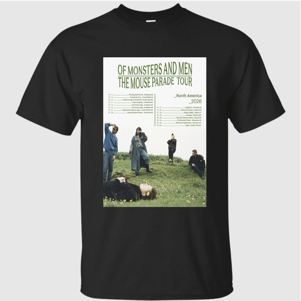Of Monsters and Men North America 2026 Poster Shirt