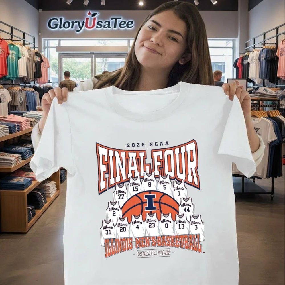 Illinois Basketball 2026 Final Four Jersey Roster Adult Shirt