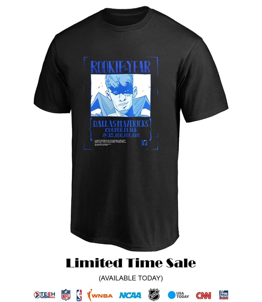 Rookie of the Year Dallas Mavericks Cooper Flagg 2026 comic shirt