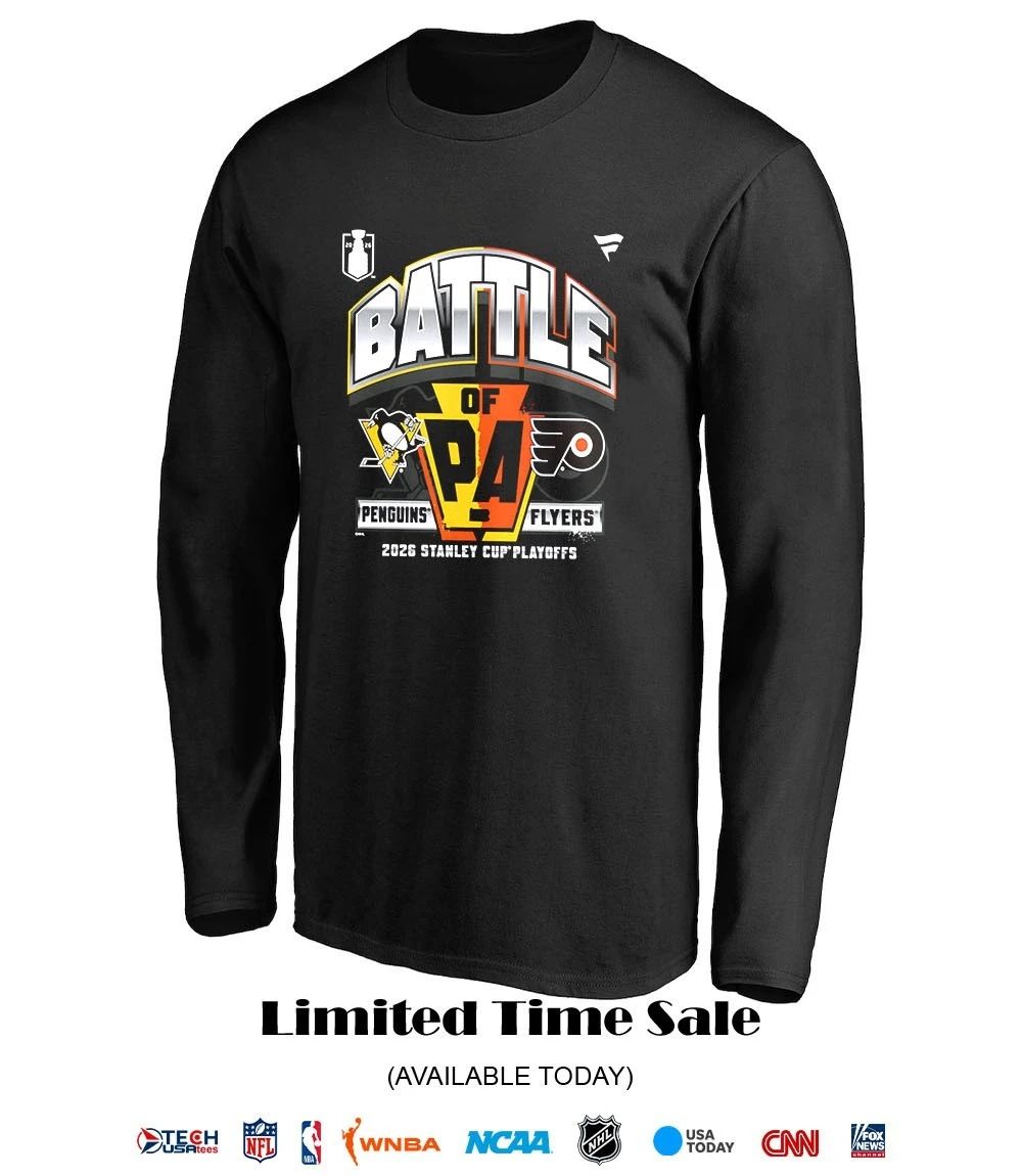 Philadelphia Flyers vs. Pittsburgh Penguins Battle of Pennsylvania 2026 Stanley Cup Playoffs shirt