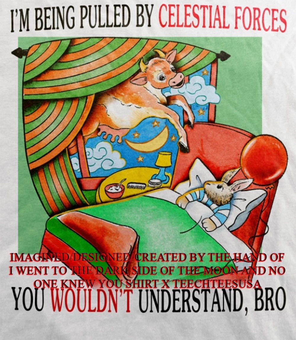 I’m being pulled by celestial forces you wouldn’t understand bro shirt