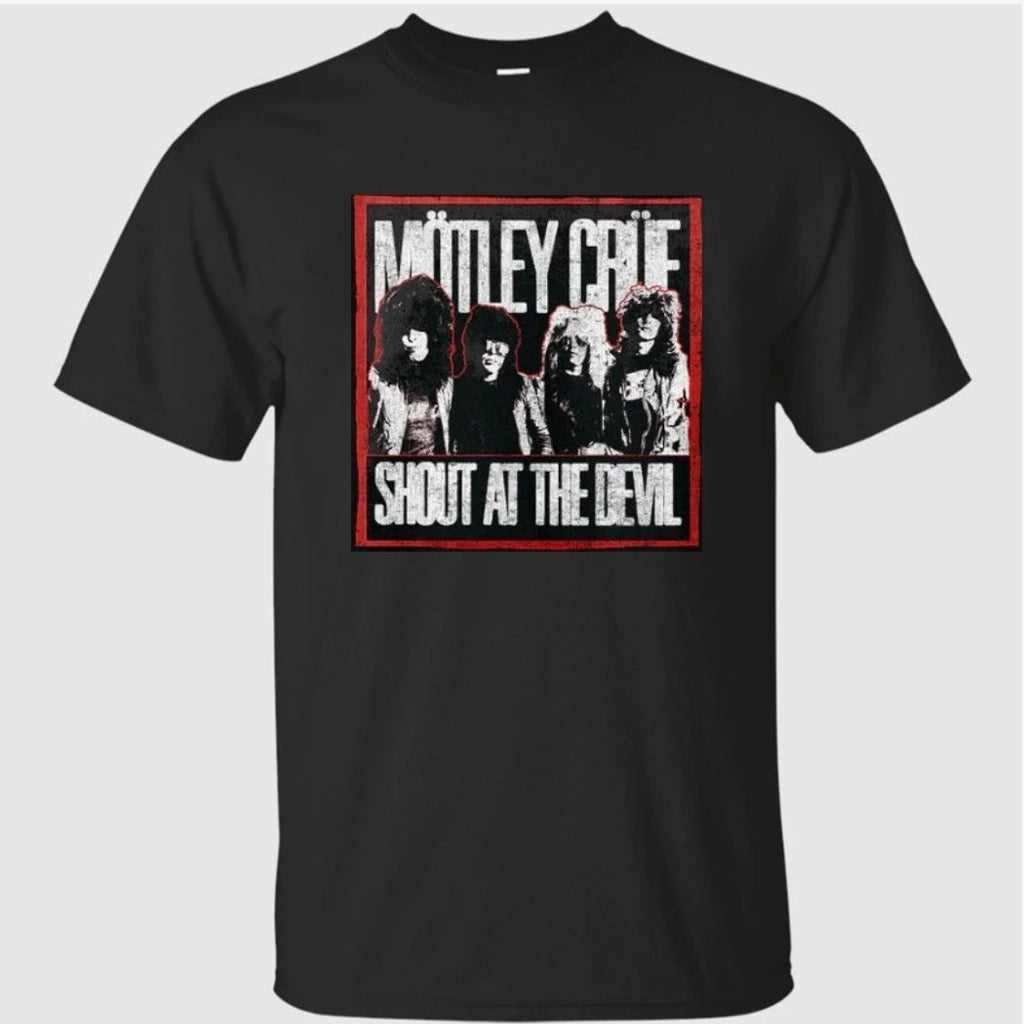 Motley Crue 45th Anniversary Shout At The Devil Shirt