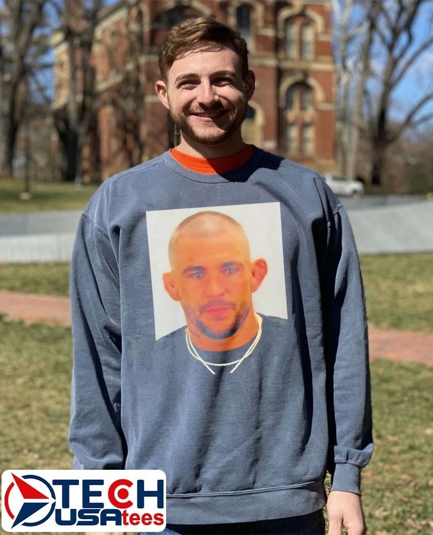 Dustin Poirier mugshot shirt
