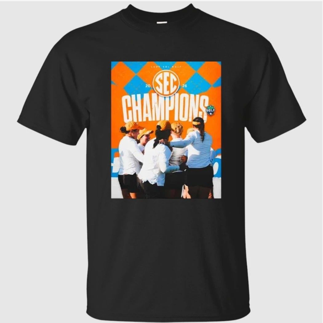Congrats Tennessee Volunteers Named To 2026 SEC Women’s Golf Champions Shirt