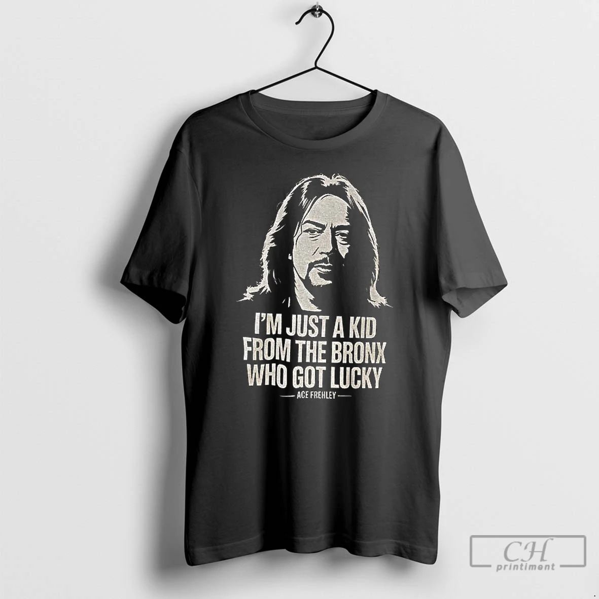 Premium Ace Frehley Just A Kid From The Bronx That Got Lucky T Shirts