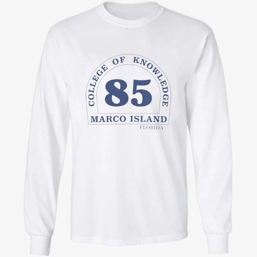 College of Knowledge 85 Marco Island Florida Shirt