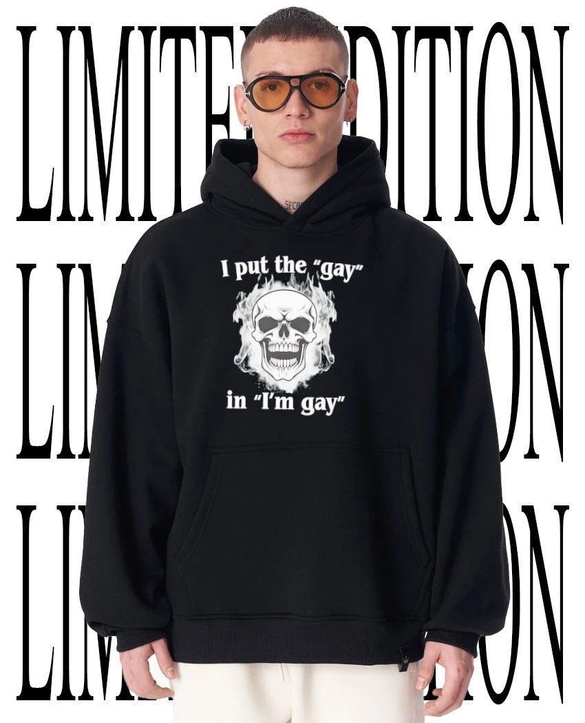 I put the gay in I’m gay skull shirt