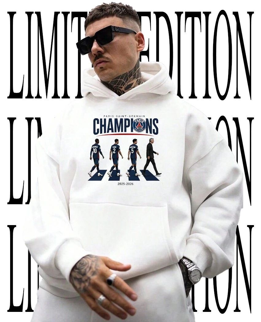 Paris Saint-Germain Abbey Road Champions 2025-2026 T-Shirt