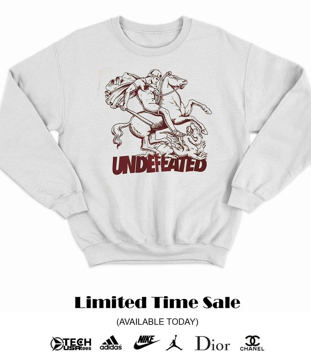 Undefeated riding horse shirt