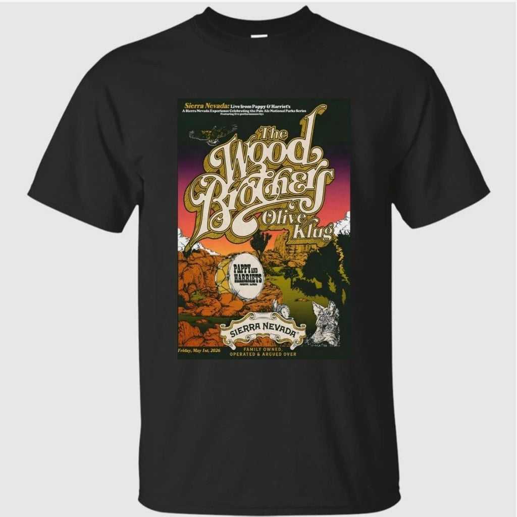 The Wood Brothers May 1 2026 Pioneertown CA Poster Shirt